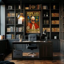 Modern Pope Meme Iconography Pop Culture Poster PosterGoat