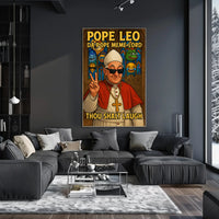 Modern Pope Meme Iconography Pop Culture Poster PosterGoat