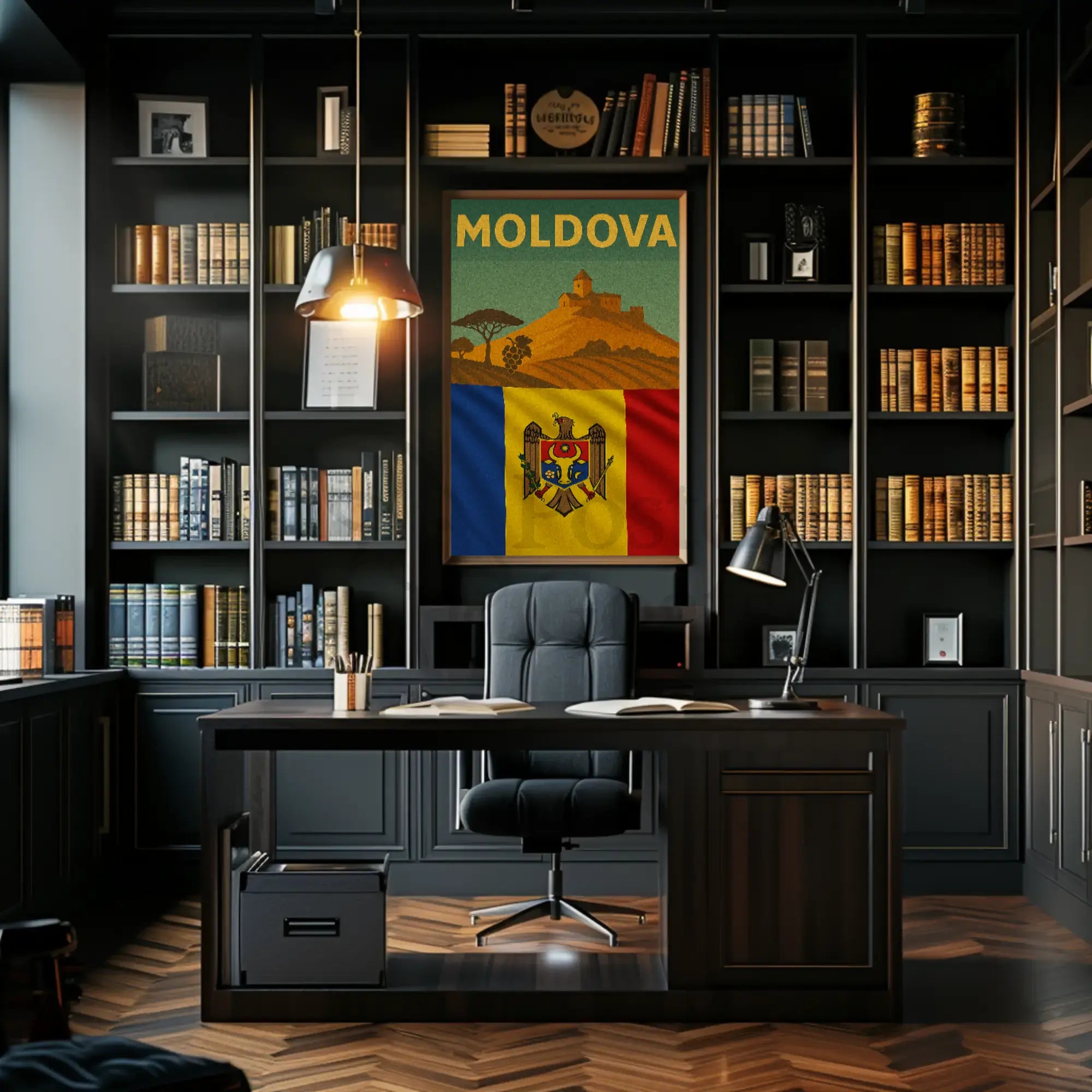 Moldova Vintage Wine Culture Travel Poster PosterGoat