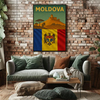 Moldova Vintage Wine Culture Travel Poster PosterGoat