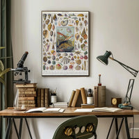 Mollusks of the Sea: Vintage Scientific Animal Poster PosterGoat