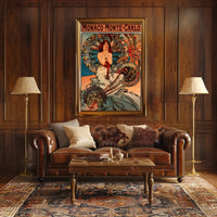 Monaco-Monte-Carlo Art Nouveau Travel Poster PosterGoat
