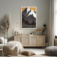 Montana Adventure Vintage Travel Art Deco Poster PosterGoat
