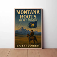 Montana Big Sky Country Heritage Cultural or Heritage Poster PosterGoat
