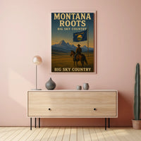 Montana Big Sky Country Heritage Cultural or Heritage Poster PosterGoat