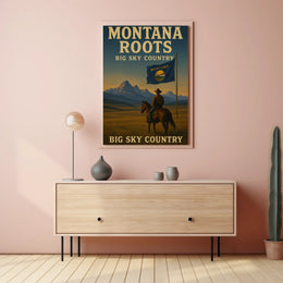 Montana Big Sky Country Heritage Cultural or Heritage Poster PosterGoat