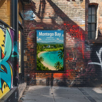 Montego Bay Tropical Paradise Retro Travel Poster PosterGoat