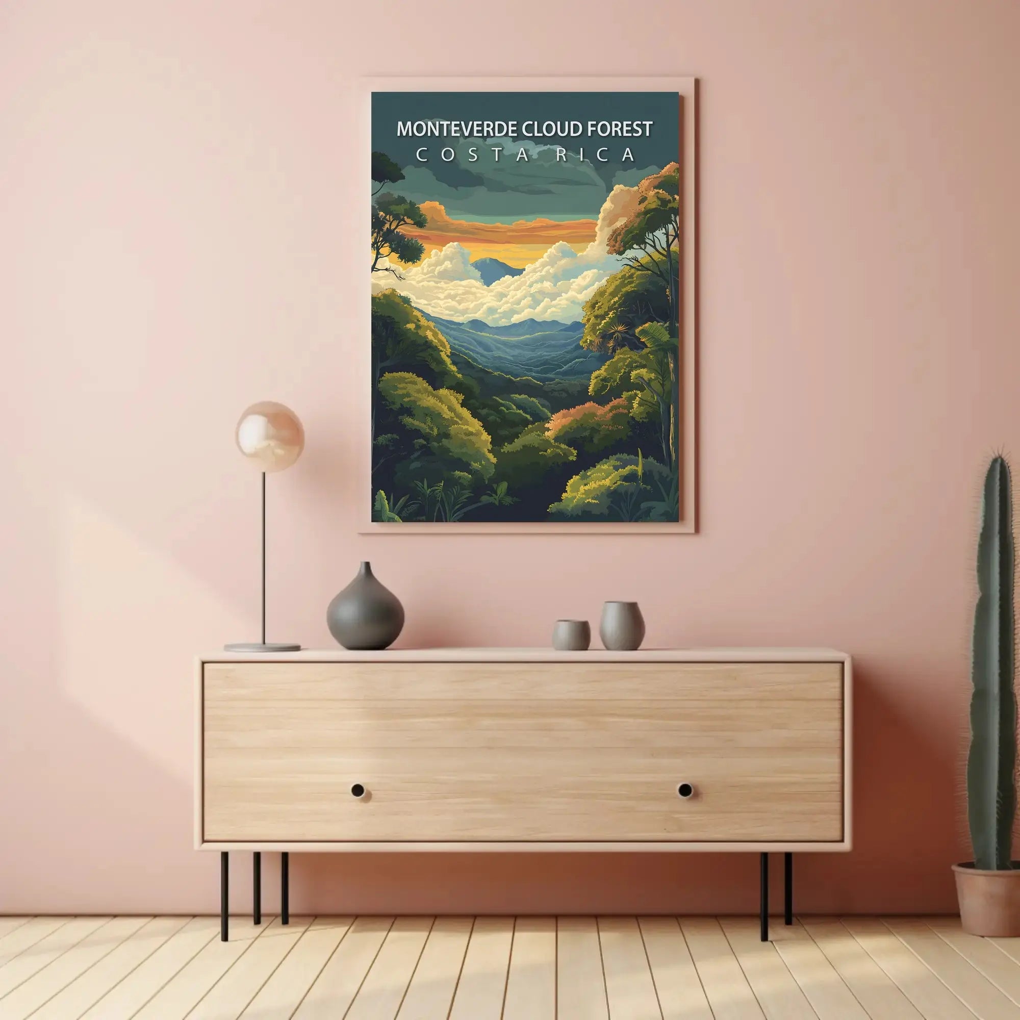 Monteverde Cloud Forest Costa Rica Travel Poster PosterGoat