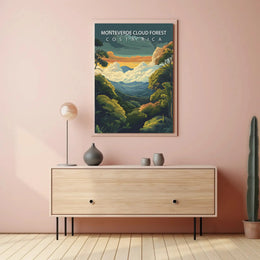 Monteverde Cloud Forest Costa Rica Travel Poster PosterGoat