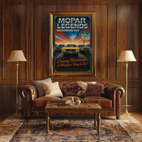Mopar Legends Classic Cars Retro Cultural or Heritage Poster PosterGoat