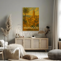 Moroccan Adventure Awaits Vintage Travel Poster PosterGoat