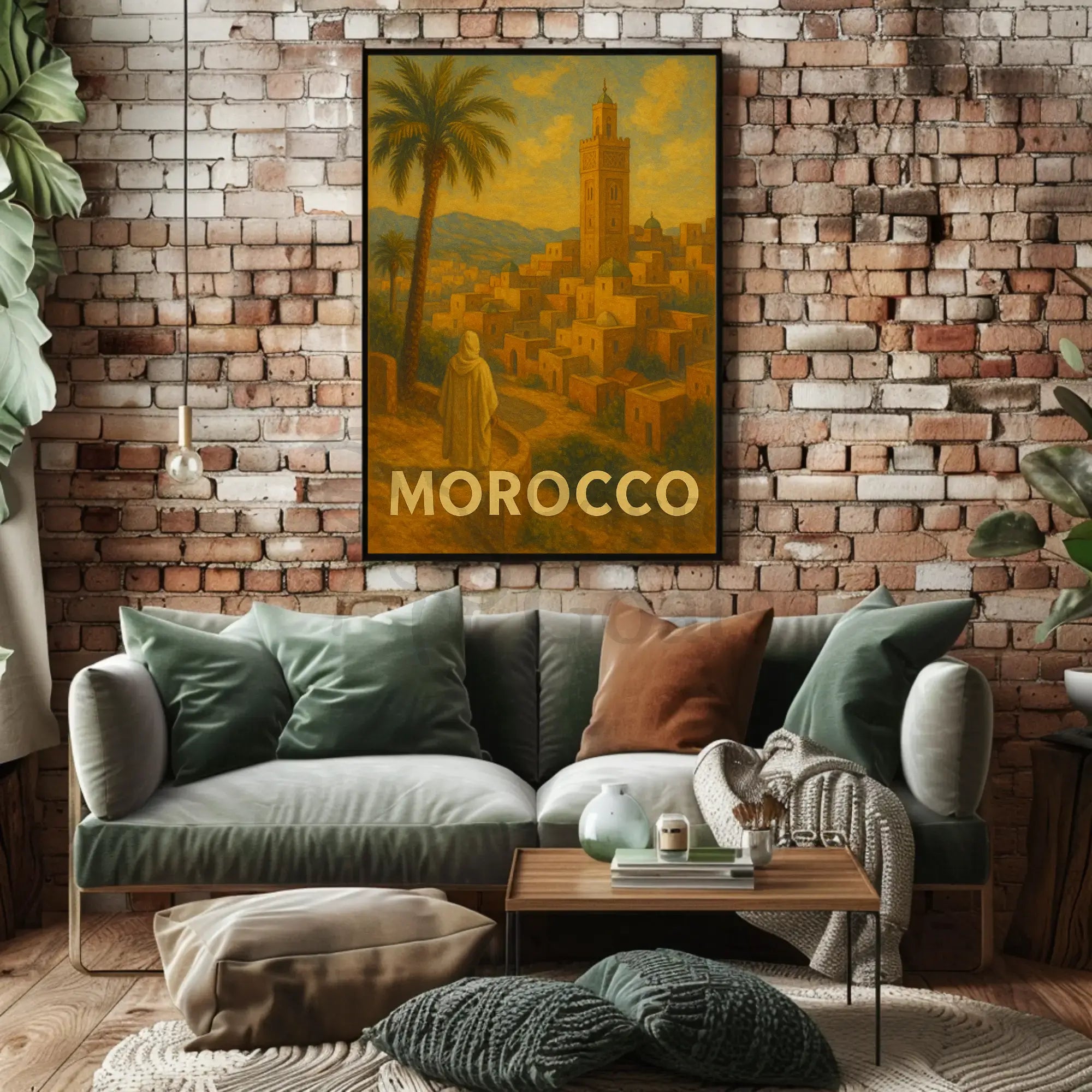 Moroccan Adventure Awaits Vintage Travel Poster PosterGoat