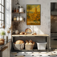 Moroccan Adventure Awaits Vintage Travel Poster PosterGoat
