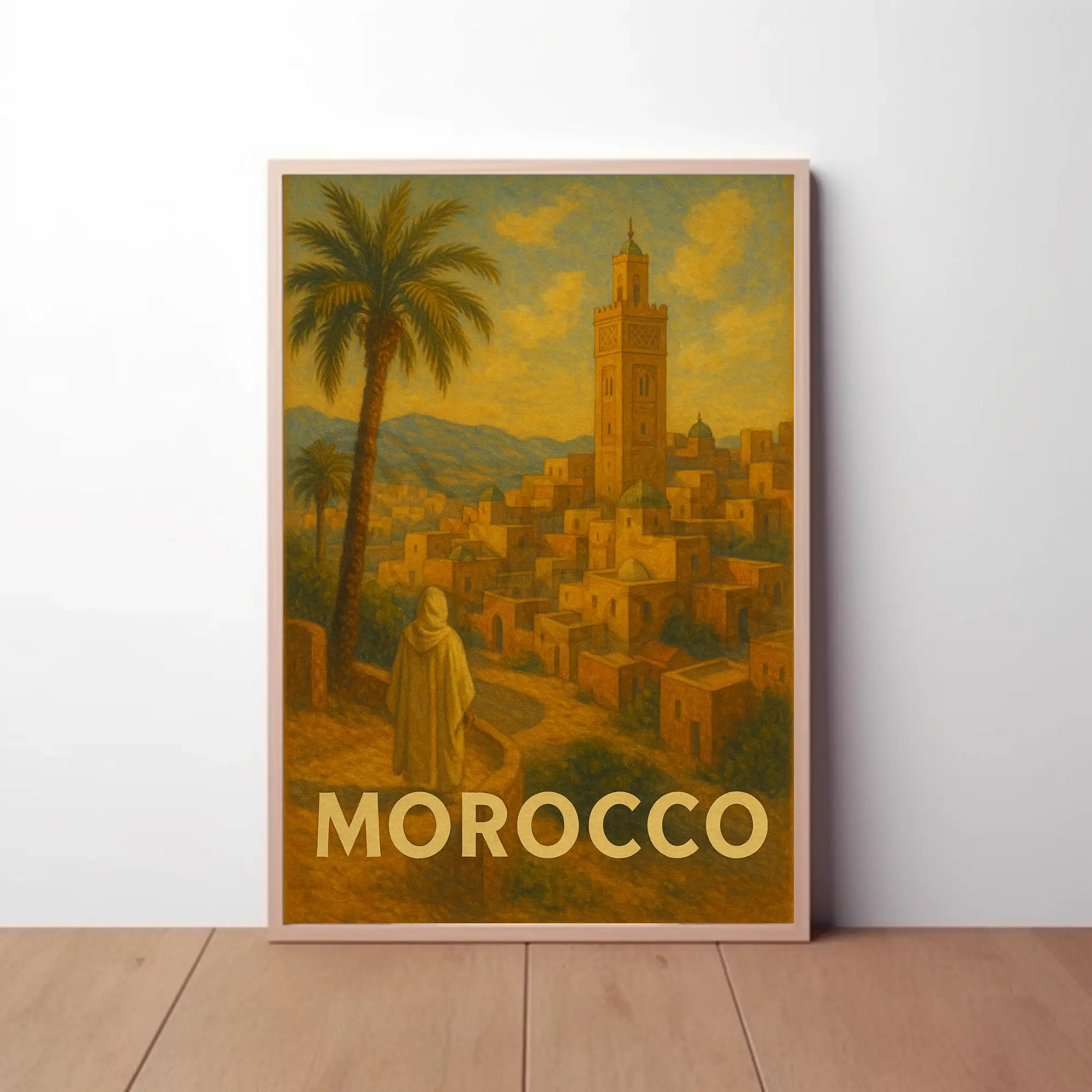 Moroccan Adventure Awaits Vintage Travel Poster PosterGoat