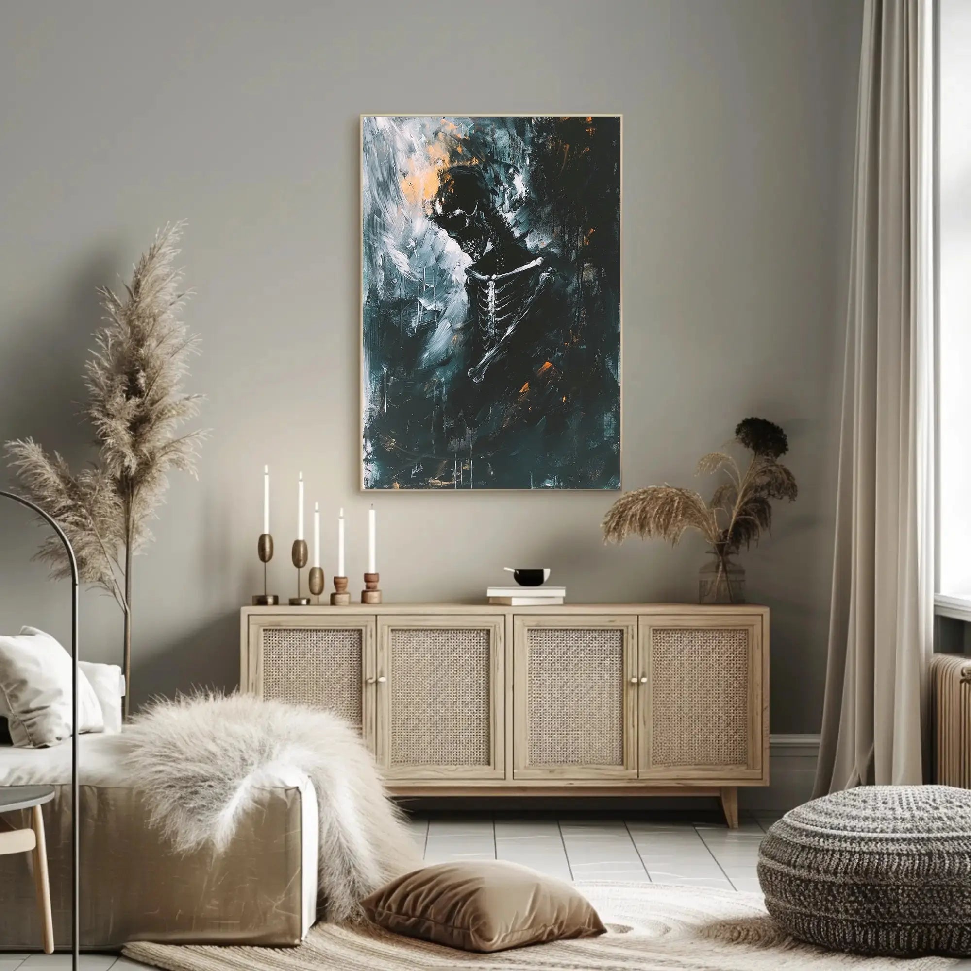Mortality and Decay Abstract Artistic or Pop Culture Poster PosterGoat