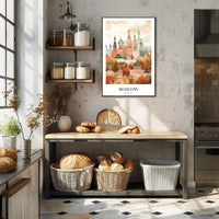 Moscow Autumn Cityscape Art Travel Poster PosterGoat
