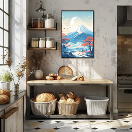 Mount Fuji Tranquil Landscape Cultural Heritage Poster PosterGoat