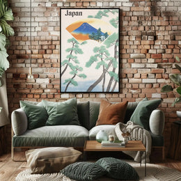 Mount Fuji Tranquility Japanese Cultural Heritage Poster PosterGoat