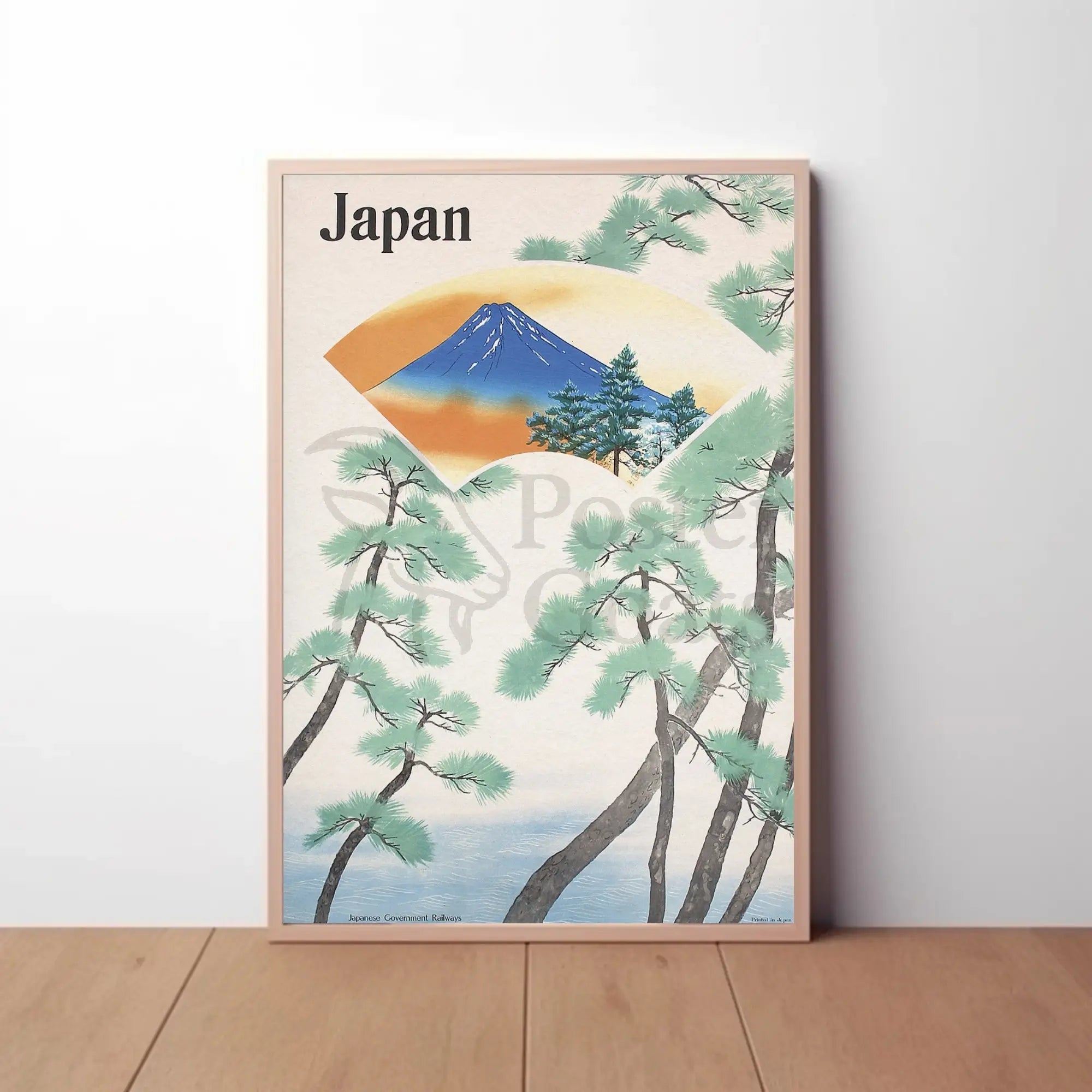 Mount Fuji Tranquility Japanese Cultural Heritage Poster PosterGoat