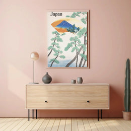 Mount Fuji Tranquility Japanese Cultural Heritage Poster PosterGoat