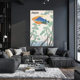 Mount Fuji Tranquility Japanese Cultural Heritage Poster PosterGoat
