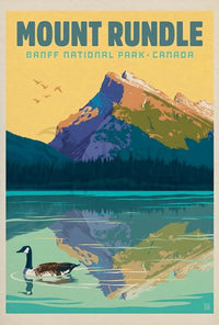 Mount Rundle Adventure Banff National Park Poster PosterGoat