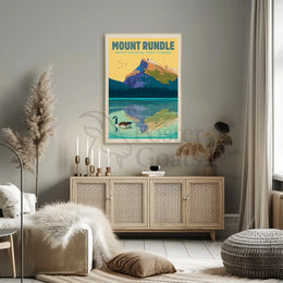 Mount Rundle Adventure Banff National Park Poster PosterGoat