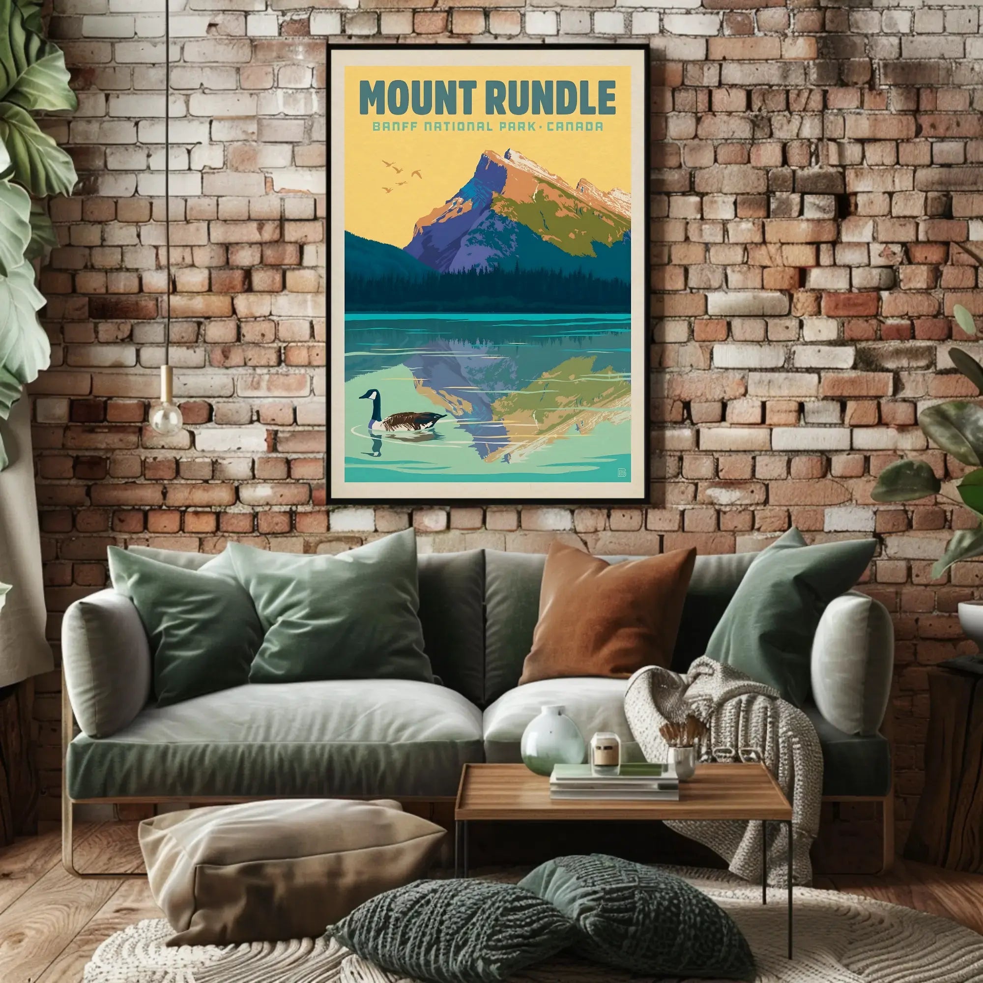 Mount Rundle Adventure Banff National Park Poster PosterGoat