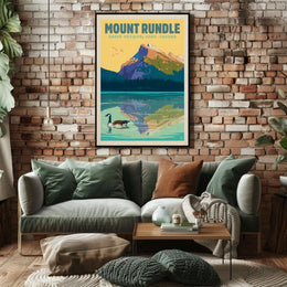 Mount Rundle Adventure Banff National Park Poster PosterGoat