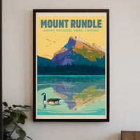 Mount Rundle Adventure Banff National Park Poster PosterGoat