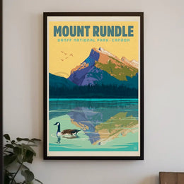 Mount Rundle Adventure Banff National Park Poster PosterGoat