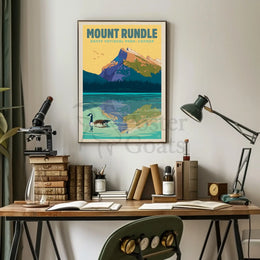 Mount Rundle Adventure Banff National Park Poster PosterGoat