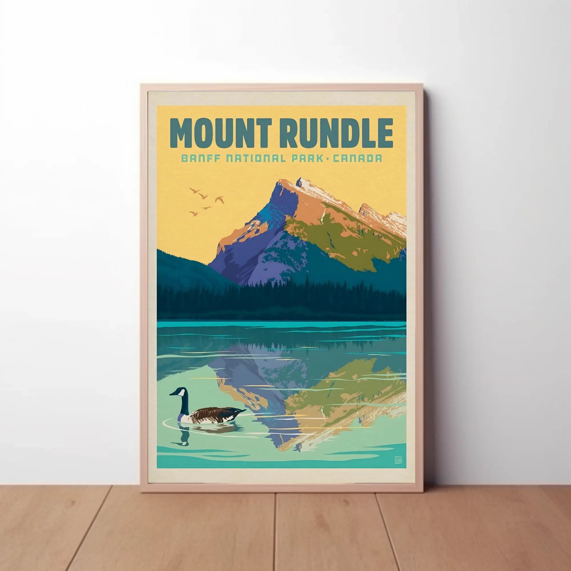 Mount Rundle Adventure Banff National Park Poster PosterGoat