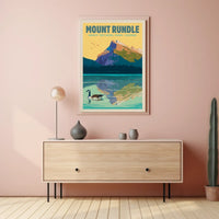 Mount Rundle Adventure Banff National Park Poster PosterGoat