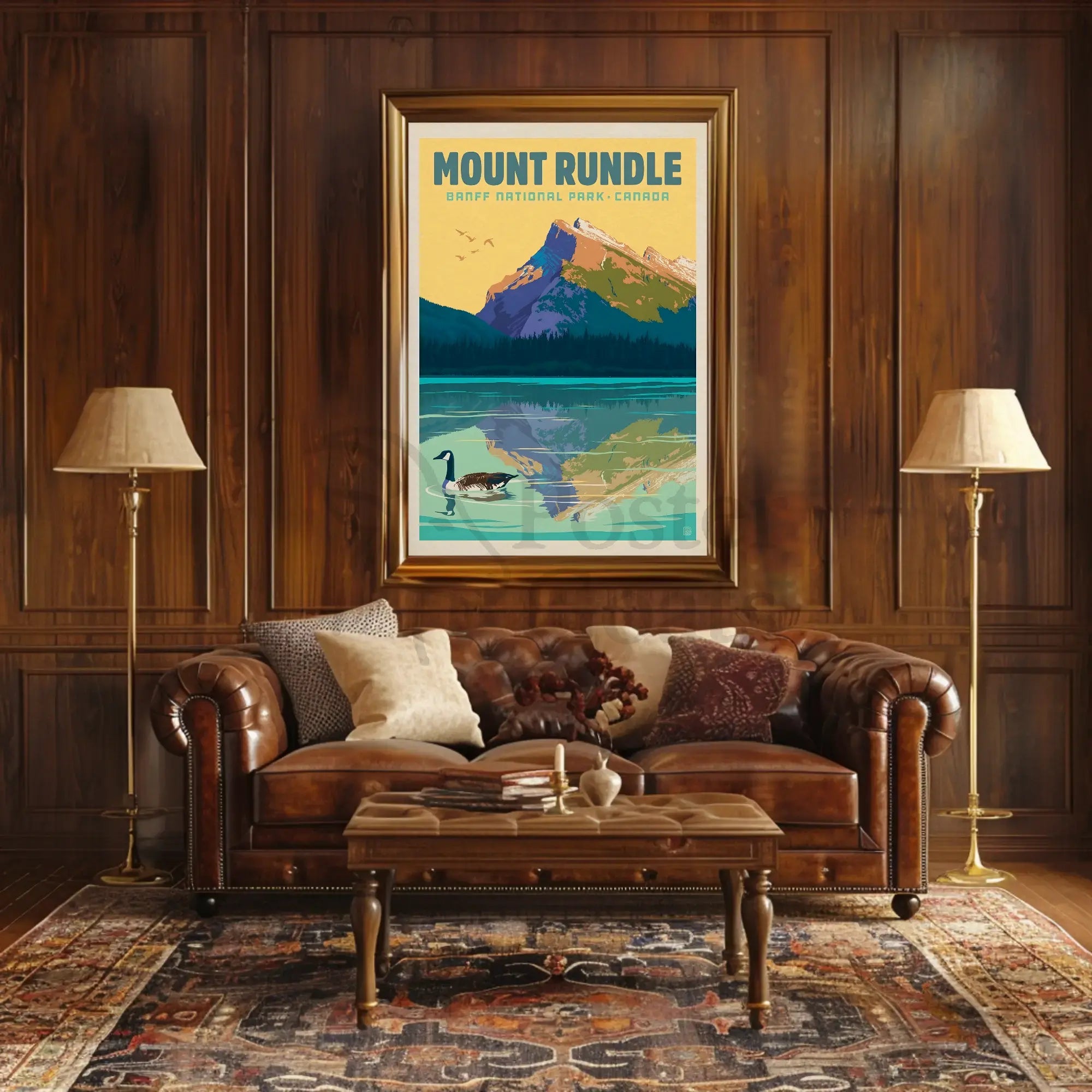 Mount Rundle Adventure Banff National Park Poster PosterGoat