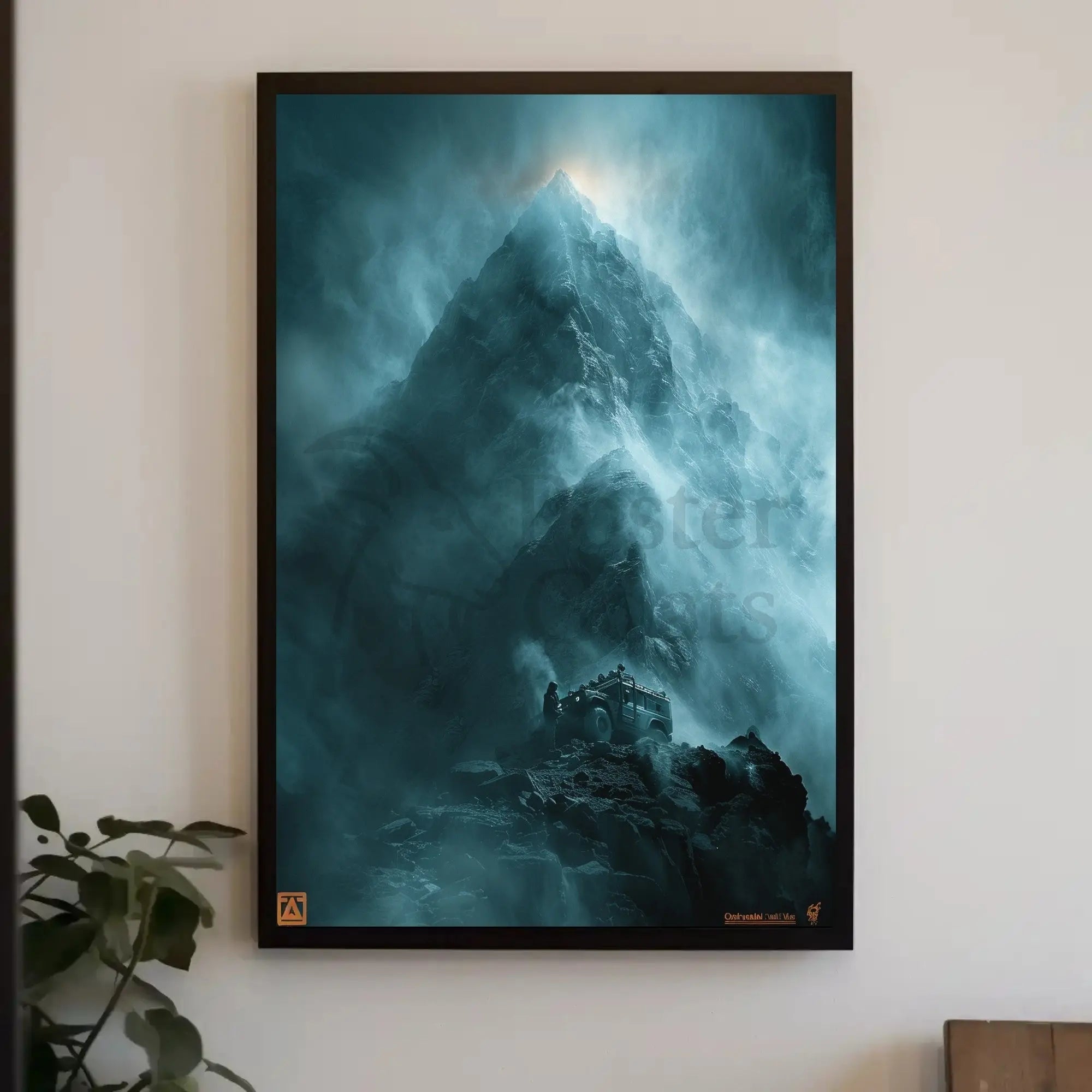 Mountain Adventure: Cinematic Exploration Travel Poster PosterGoat