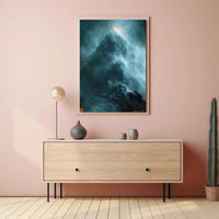 Mountain Adventure: Cinematic Exploration Travel Poster PosterGoat