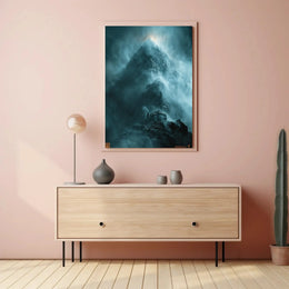 Mountain Adventure: Cinematic Exploration Travel Poster PosterGoat