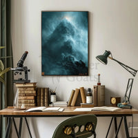 Mountain Adventure: Cinematic Exploration Travel Poster PosterGoat