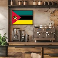 Mozambique National Flag Poster: Cultural or Heritage Poster PosterGoat