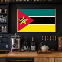 Mozambique National Flag Poster: Cultural or Heritage Poster PosterGoat