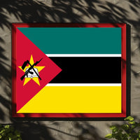 Mozambique National Flag Poster: Cultural or Heritage Poster PosterGoat