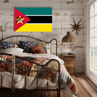 Mozambique National Flag Poster: Cultural or Heritage Poster PosterGoat