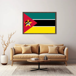 Mozambique National Flag Poster: Cultural or Heritage Poster PosterGoat