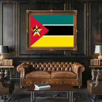 Mozambique National Flag Poster: Cultural or Heritage Poster PosterGoat