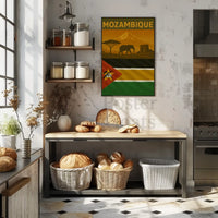 Mozambique Pride African Travel Adventure Poster PosterGoat