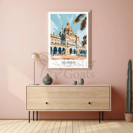 Mumbai Architectural Landmark Travel Poster PosterGoat