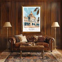 Mumbai Architectural Landmark Travel Poster PosterGoat