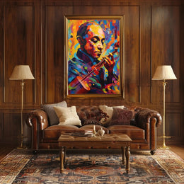 Musical Symphony Expression Abstract, Artistic, or Pop Culture Poster PosterGoat