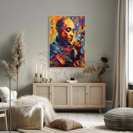 Musical Symphony Expression Abstract, Artistic, or Pop Culture Poster PosterGoat